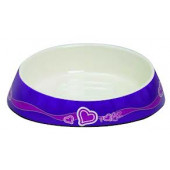 Rogz Bowls Purple Hearts Купичка за храна или вода 200 мл в лилав цвят